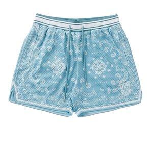 YoungLA infamous bandanna shorts slightly used, great condition, light blue